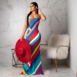 Vestido frente única estampado