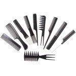 Conjunto de dez peças de pente de cabelo